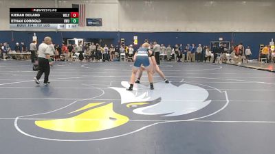 197 lbs Consi Of 8 #1 - Kieran Boland, Wesleyan vs Ethan Cobbold, Roger Williams