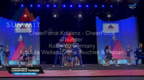 CheerForce Koblenz - CheerForce Thunder [2025 L4 IASF Open Coed Finals] 2025 The Summit