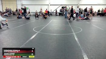 140 lbs Round 3 (8 Team) - David Evans, Headhunters vs Donovan Symalla, Black Fox Wrestling