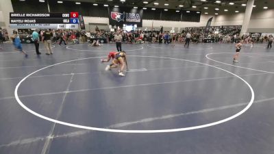 90 lbs Cons. Rd Of 16 - Nayeli Rojas, Oklahoma vs Brielle Richardson, Central Kentucky Wrestling Club