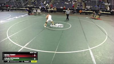 190 lbs 3rd Place Match - Colin McMahon, Columbus East vs Noah Terry, Tell City