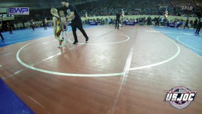 55 lbs Round Of 16 - Stetson Koch, Duncan Demon Wrestling vs Gabriel Zamora, Liberty Warrior Wrestling Club