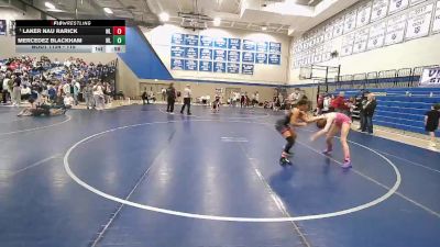 115 lbs Semifinal - Laker Nau Rarick, Westlake vs Mercedez Blackham, 3A North Sanpete (KING)