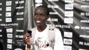 Doris Legomngole Reacts to Big Personal Record in the 3000m Steeplechase at PRE
