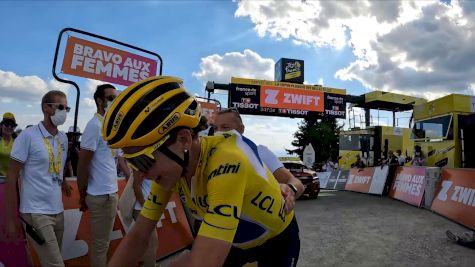 Reaction: Annemiek Van Vleuten On Top Of La Super Planche Des Belles Filles