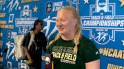 Maya Lesnar Reacts to Winning First NCAA Shot Put Championship