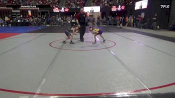 57 lbs Quarterfinal - Lysa Fox, Laurel Matburners vs Eleanor Dettori, Livingston Wrestling Club