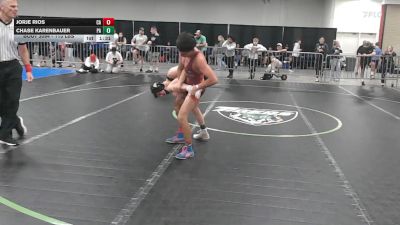 113 lbs Round Of 64 - Jorje Rios, CA vs Chase Karenbauer, PA