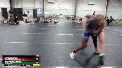 285 lbs Placement (4 Team) - Jason Brown, WonderBread Worldwide vs Grey Richardson, Storm A