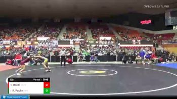 120 lbs Cons. Round 1 - Ranie Paulin, Girard vs Tyelor Rozell, Douglass