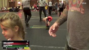 40 lbs Round 1 (4 Team) - Trey Sanders, Mat Assassins vs Quinn Brink, MHWC