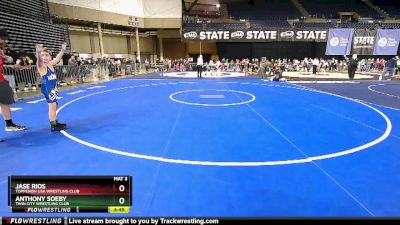 84 lbs Cons. Round 2 - Anthony Soeby, Twin City Wrestling Club vs Jase Rios, Toppenish USA Wrestling Club