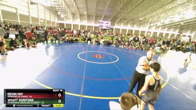 74 lbs Semis & Wb (16 Team) - Devin Fry, Warriors Of Christ vs Wyatt Sweitzer, Sanderson Wrestling Academy