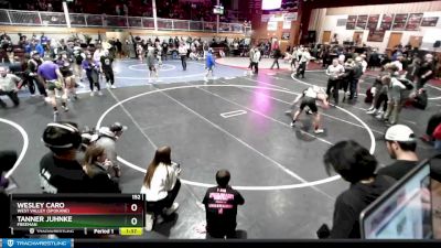 152 lbs Cons. Round 2 - Tanner Juhnke, Freeman vs Wesley Caro, West Valley (Spokane)