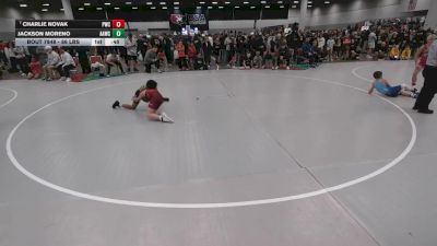 86 lbs Champ. Rd Of 64 - Charlie Novak, Pinnacle Wrestling Club vs Jackson Moreno, Alber Athletics Wrestling Club