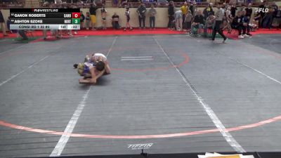 90_B lbs Consi Rd 1 32 #2 - Ganon Roberts, Cambridge Springs vs Ashton Szoke, Northampton