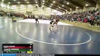 138 lbs 1st Place Match - Conrad Andersen, Spanish Fork vs Alan Lazzari, Logan