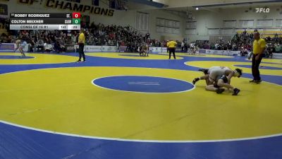 123 lbs Consi Of 16 #1 - Robby Rodriguez, St. Peter`s Prep (NJ) vs Colton Meixner, Clovis North