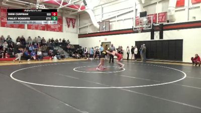 JV-25 lbs Round 1 - Diem Curfman, Vinton-Shellsburg vs Finley Roberts, Ottumwa