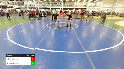 143 lbs Round Of 32 - Colby Owen, Spaulding VT vs Josiah Lopez, Providence BTS