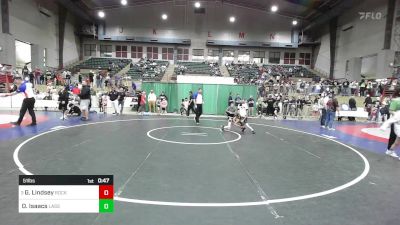 51 lbs Quarterfinal - Grady Lindsey, Rockmart Takedown Club vs Orion Isaacs, Lassiter Jr Trojans Wrestling Club