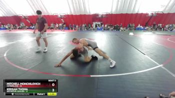 132 lbs Round 2 (6 Team) - Keegan Thoma, Rochester Century vs Mitchell Monchilovich, Cumberland