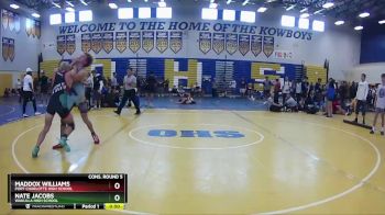 144 lbs Cons. Round 5 - Maddox Williams, Port Charlotte High School vs Nate Jacobs, Wakulla High School