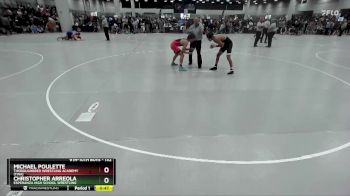 132 lbs Cons. Round 8 - Michael Poulette, Thoroughbred Wrestling Academy (TWA) vs Christopher Arreola, Esperanza High School Wrestling