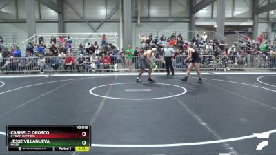 215 lbs Quarterfinal - Carmelo Orosco, U Town Hammers vs Jesse Villanueva, Maize