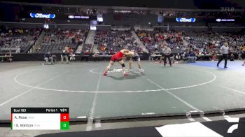 220 lbs Semifinal - Spencer Watson, Tri-West Hendricks vs Alex Rose, Terre Haute South Vigo