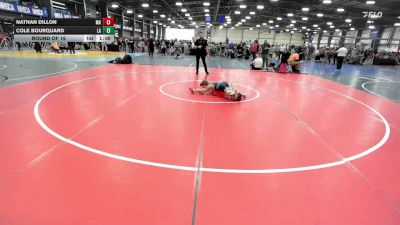 85 lbs Round Of 16 - Nathan Dillon, MA vs Cole Bourquard, LA