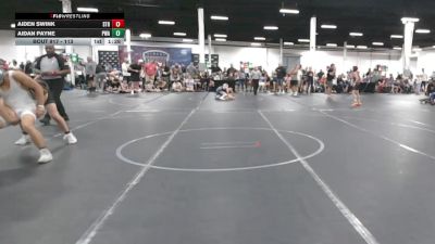 113 lbs Cons. Round 1 - Aiden Swink, Strasburg vs Aidan Payne, Palm Wrestling Academy