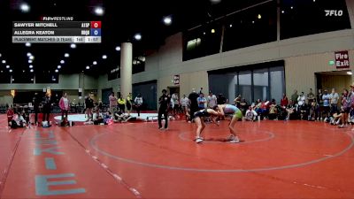 100 lbs Placement Matches (8 Team) - Sawyer Mitchell, AR- 15 Pink vs Allegra Keaton, Don`t Be Jelly