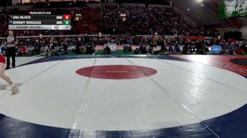 4A 126 lbs Champ. Round 1 - Johnny Rosales, American Falls vs Asa Black, Homedale