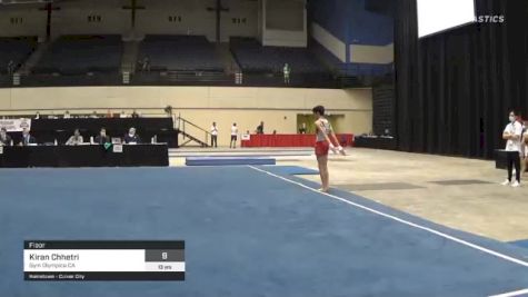 Kiran Chhetri - Floor, Gym Olympica CA - 2021 USA Gymnastics Development Program National Championships