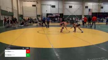 120 lbs Semifinal - Adrian Bice, Columbus Wrestling Org vs Rolando Nono, Grandview