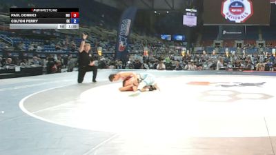 106 lbs Cons. Rd Of 64 - Paul Donnici, Missouri vs Colton Perry, Oklahoma