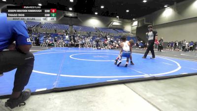 55 lbs Consi Of 4 - Joseph Brayden Kimbrough, Conway Wrestling vs Thiago Rios, Conway Wrestling