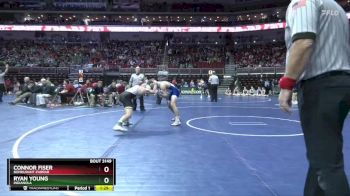 3A-132 lbs Champ. Round 2 - Connor Fiser, Bondurant-Farrar vs Ryan Young, Indianola