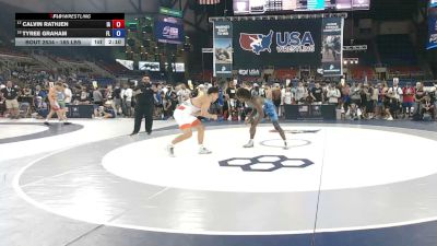 165 lbs Champ. Rd Of 32 - Calvin Rathjen, Iowa vs Tyree Graham, Florida