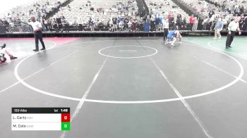 133-A lbs Round Of 16 - Luke Carty, Mat Return vs Michael Cate, Unattached