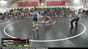 144 2B Quarterfinal - Kase Denison, Tonasket vs Adrian Gomez, Brewster