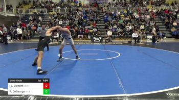 127 lbs Semifinal - Eren Sement, Council Rock North vs Ryan DeGeorge, Delbarton-NJ
