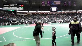 45 lbs Cons. Round 2 - Jaukobi Yancey-Jaudon, Unattached vs Grayson Brown, RIKA