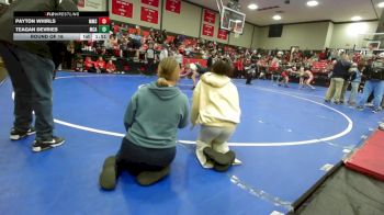117 lbs Round Of 16 - Payton Whirls, Memorial Middle School vs Teagan Devries, McAlester