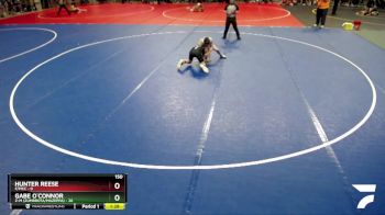 150 lbs Placement (4 Team) - Hunter Reese, F/MCC vs Gabe O`Connor, Z-M (Zumbrota/Mazeppa)