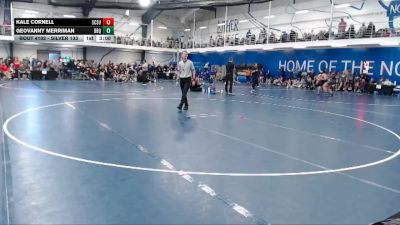 Silver 133 lbs Cons. Round 1 - Geovanny Merriman, University Of Dubuque vs Kale Cornell, St. Cloud State