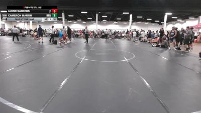 92-96 lbs Quarterfinal - Jaxon Sanders, Lost Tribe vs Cameron Martin, Mayfield Mat Academy