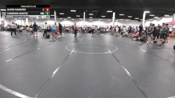 92-96 lbs Quarterfinal - Jaxon Sanders, Lost Tribe vs Cameron Martin, Mayfield Mat Academy
