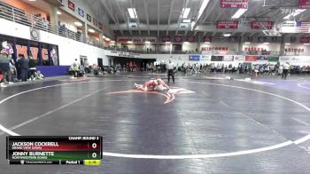 133 lbs Champ. Round 3 - Jonny Burnette, Northwestern (Iowa) vs Jackson Cockrell, Grand View (Iowa)